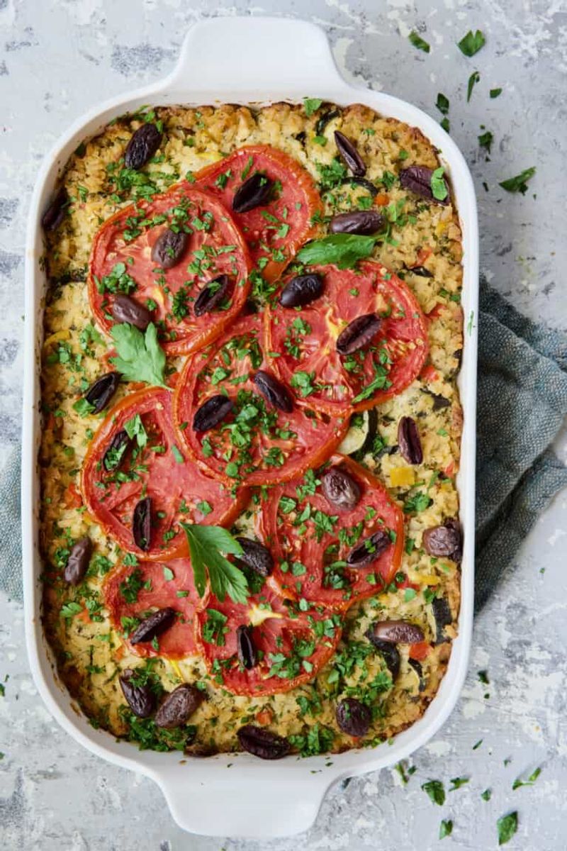 Greek-Inspired Veggie Casserole