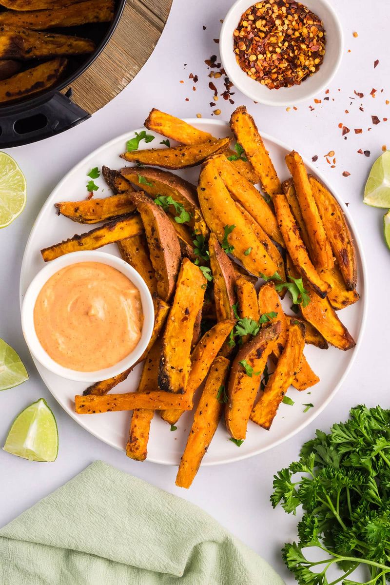 Fries With Three Dipping Sauces
