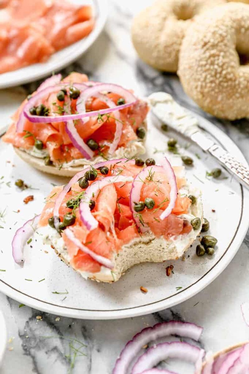 Bagel With Lox And Cream Cheese