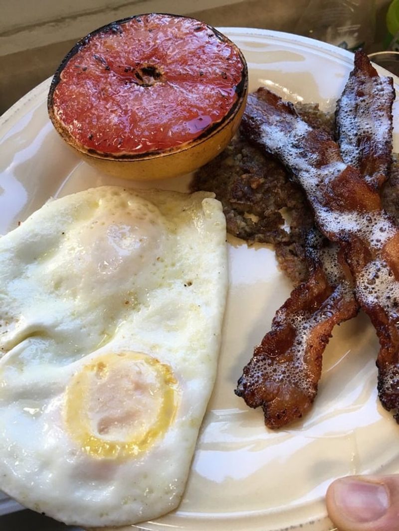 Bacon-Wrapped Fried Grapefruit