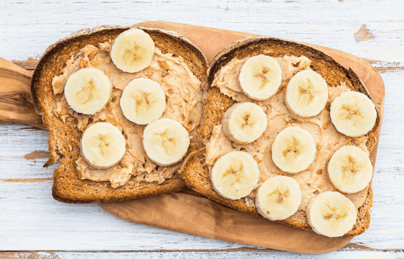Peanut Butter On Whole Grain Toast
