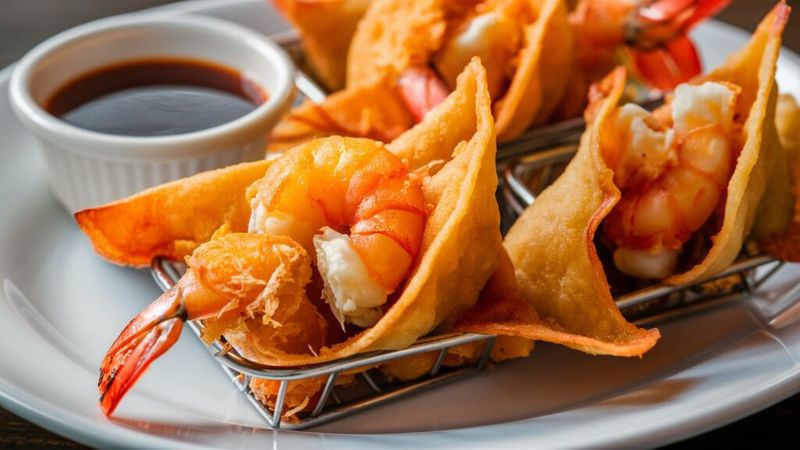 Crab-Stuffed Shrimp Rangoon