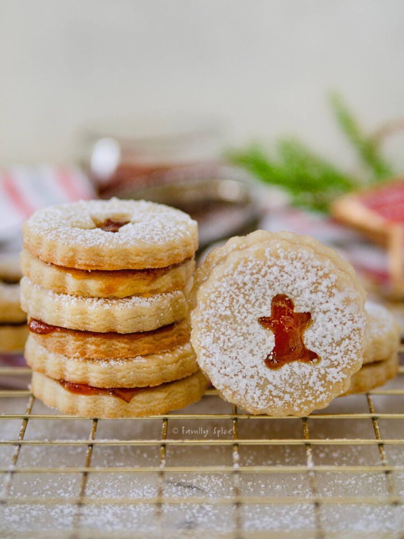 Coconut Jam Drop Cookies
