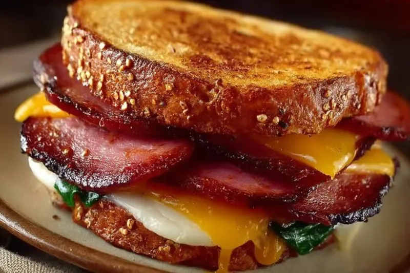 Fried Bologna And Eggs