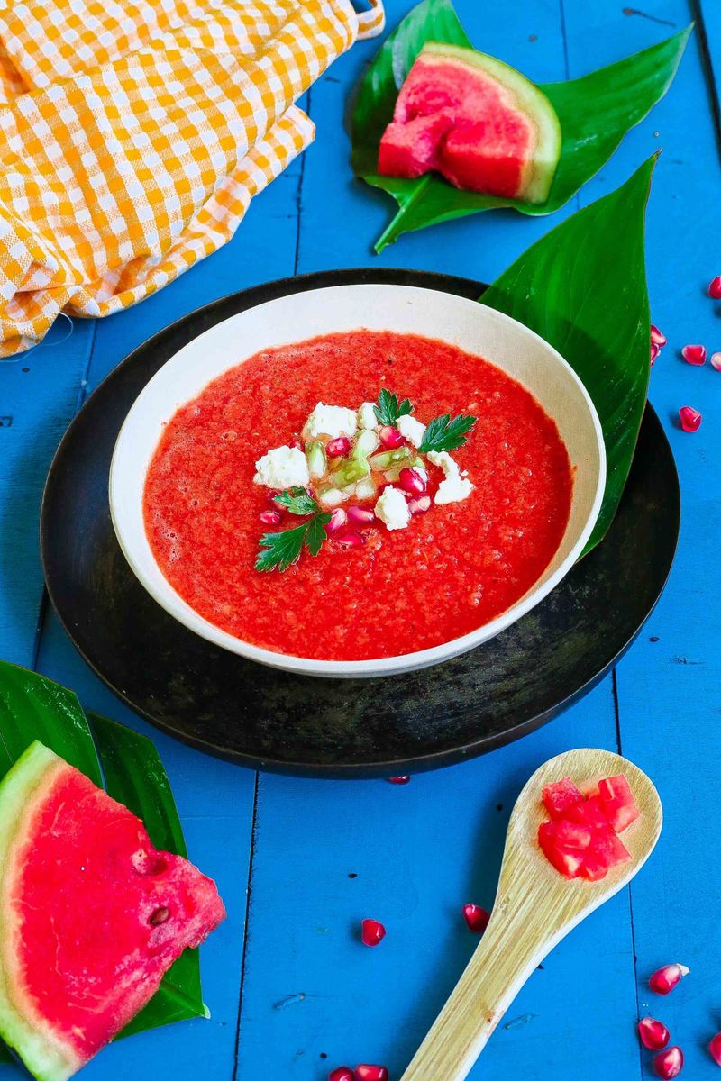Spicy Watermelon Gazpacho
