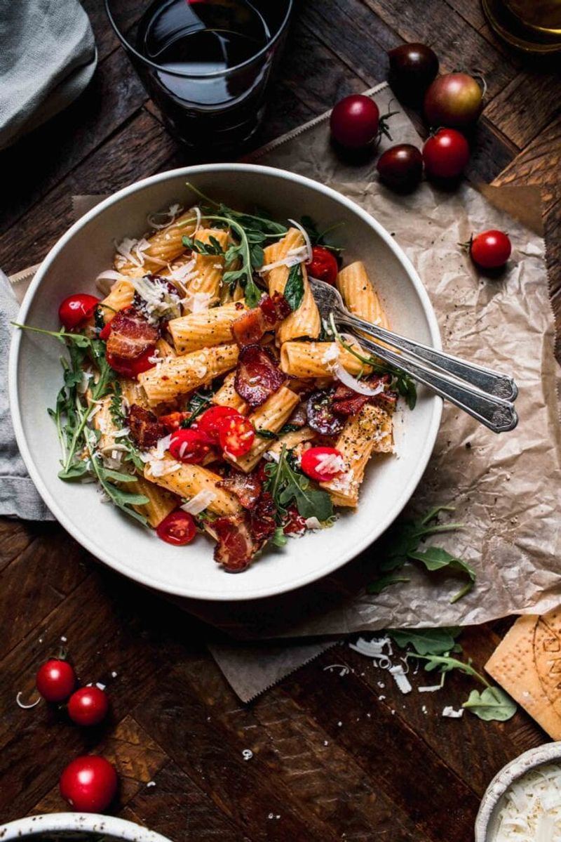 BLT Pasta Bake