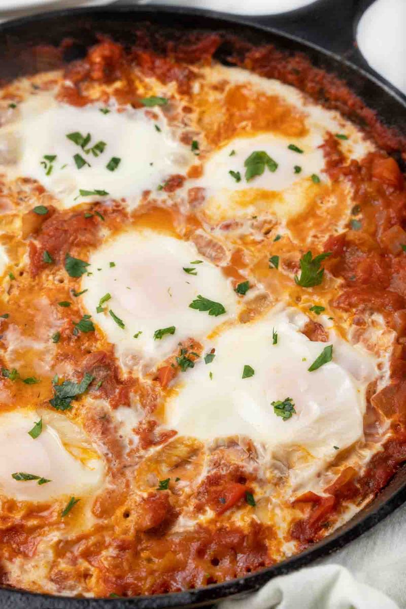 Shakshuka-Inspired Eggs