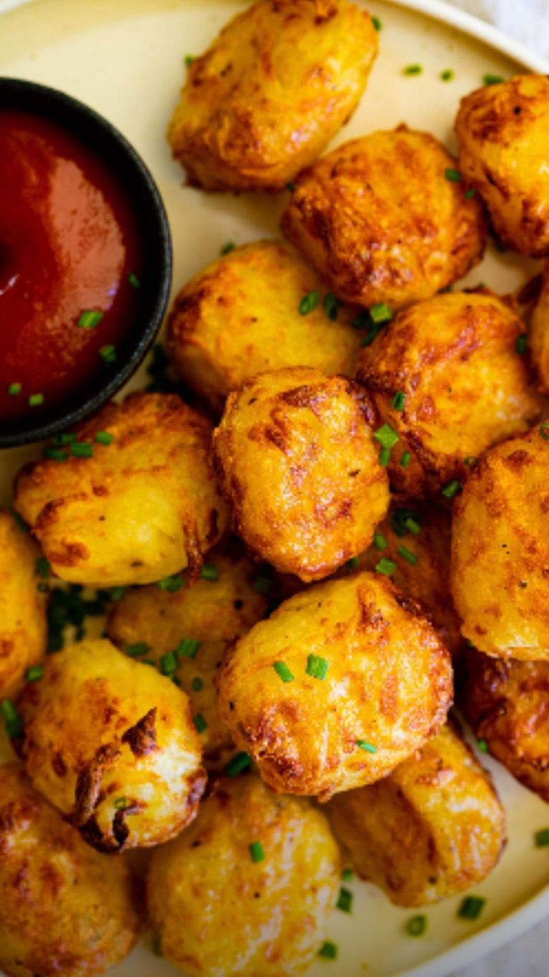 Air Fryer Tater Tots With Dipping Sauce