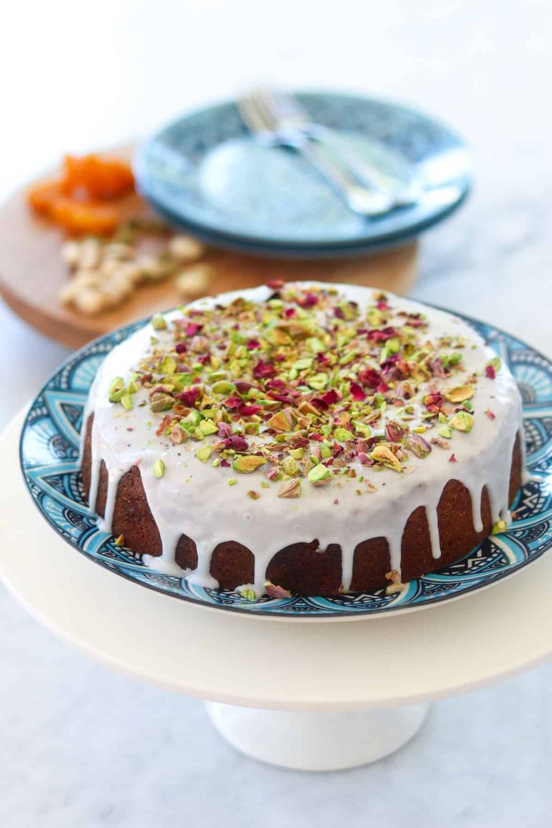 Pistachio Rosewater Cake
