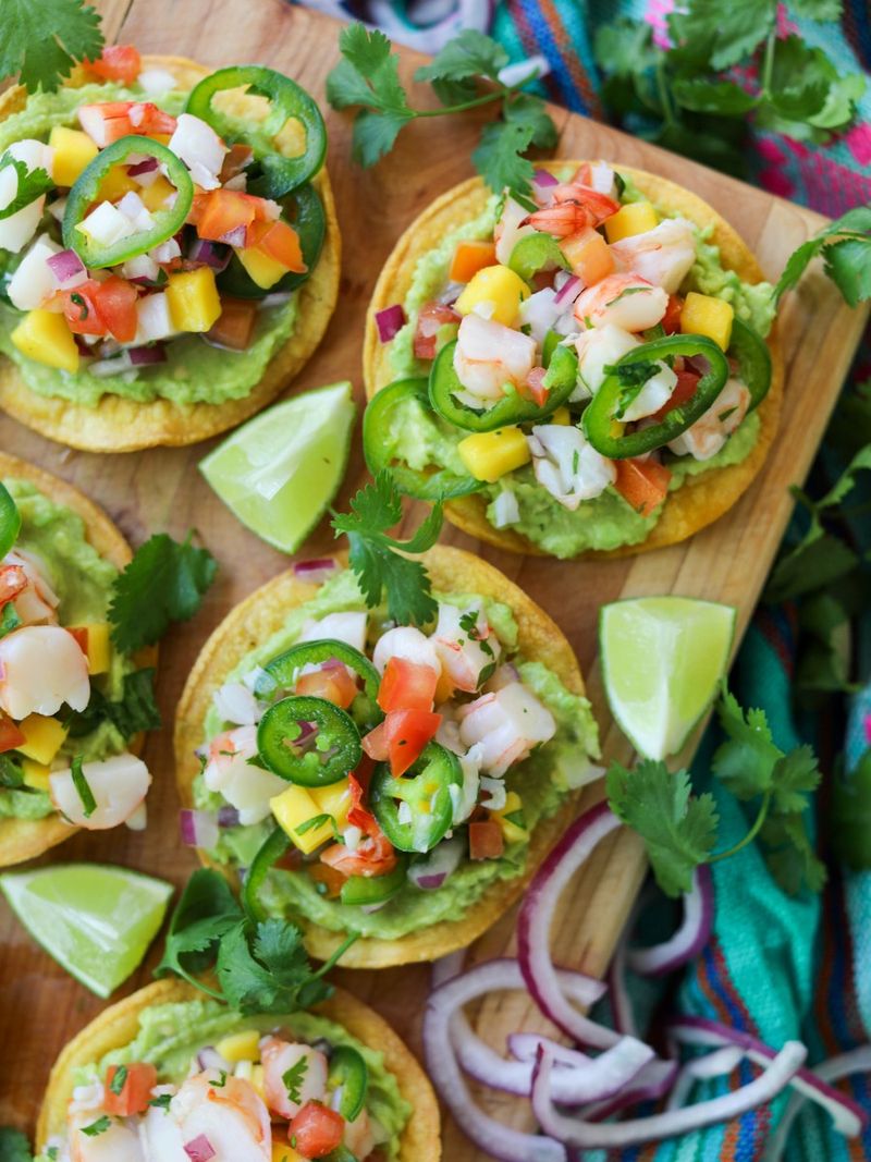 No-Cook Ceviche Tostadas