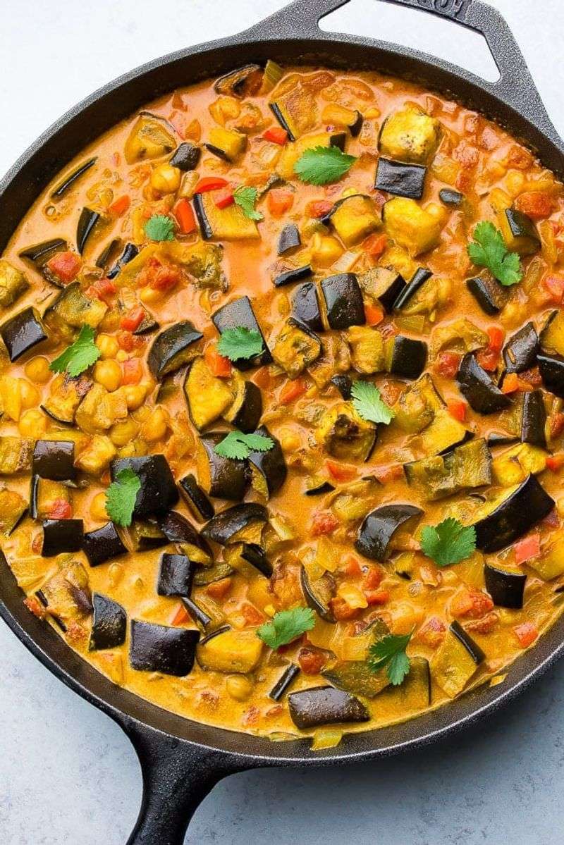 Eggplant and Chickpea Curry