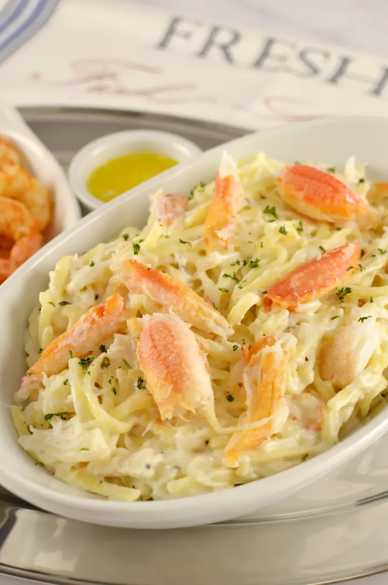 Crab Linguine Alfredo