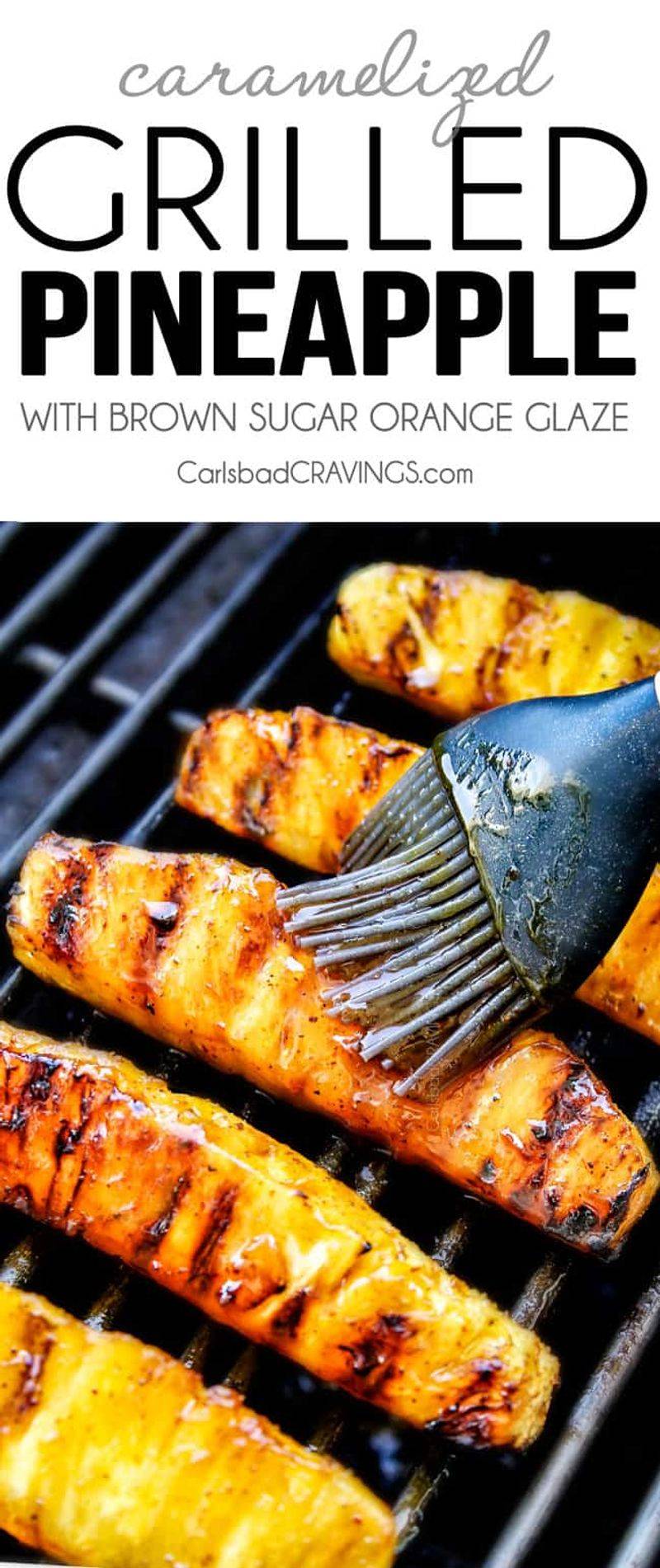 Grilled Pineapple With Cinnamon-Honey Drizzle