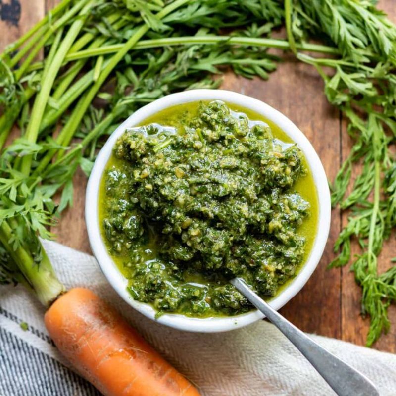Zingy Carrot Top Gremolata