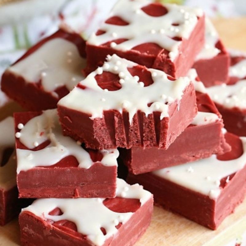 Melt-In-Your-Mouth Red Velvet Fudge