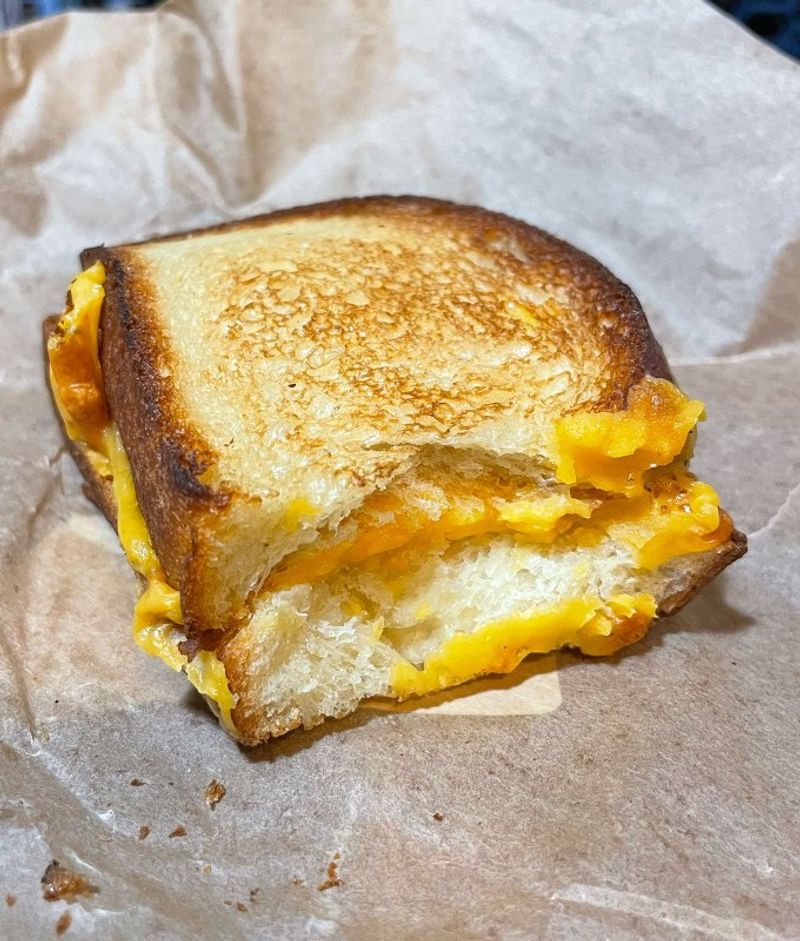 Classic Grilled Cheese On White Miche
