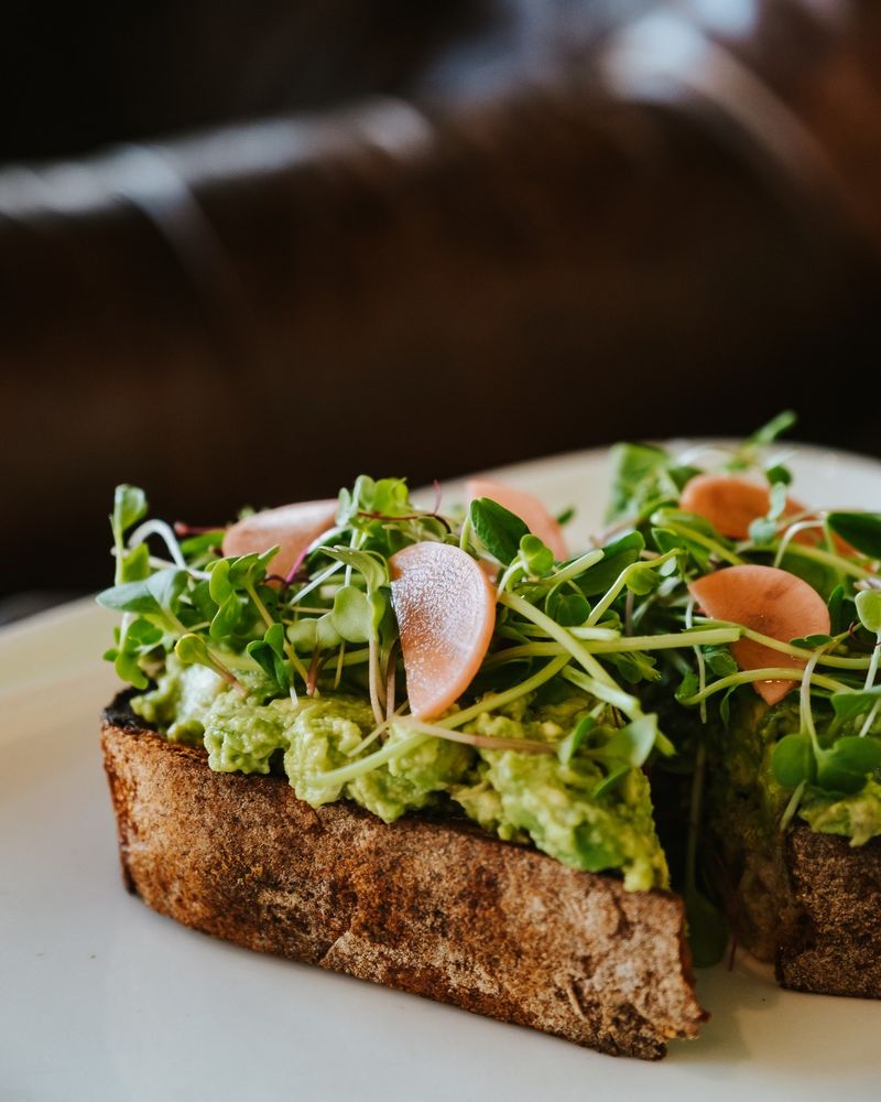 Avocado And Microgreens