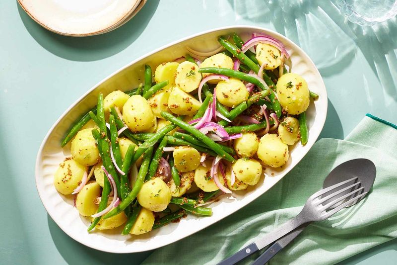 Green Bean & Potato Office Picnic