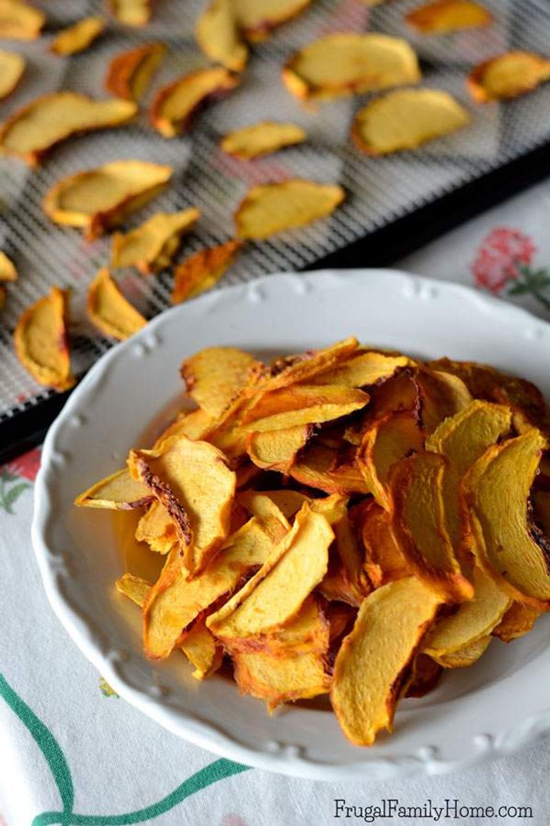 Dehydrated Peach Chips