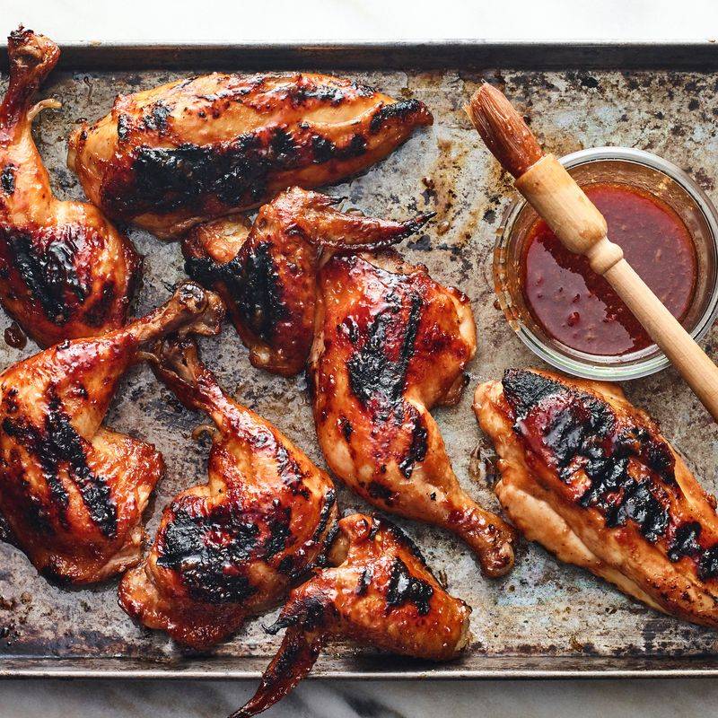 Backyard BBQ Chicken With Dad's Secret Sauce