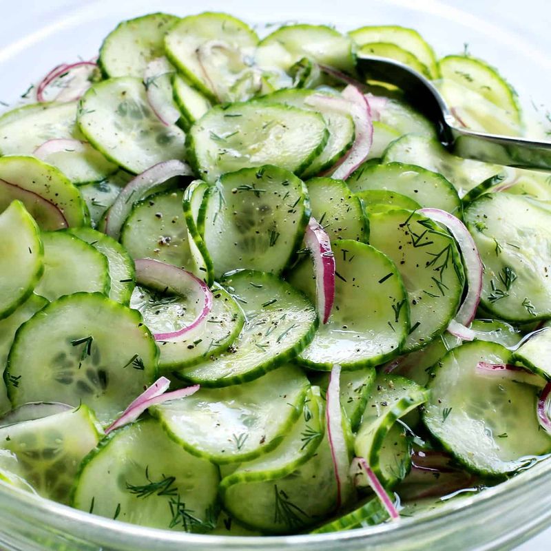 Mrs. Wilson's Cucumber Glory Salad