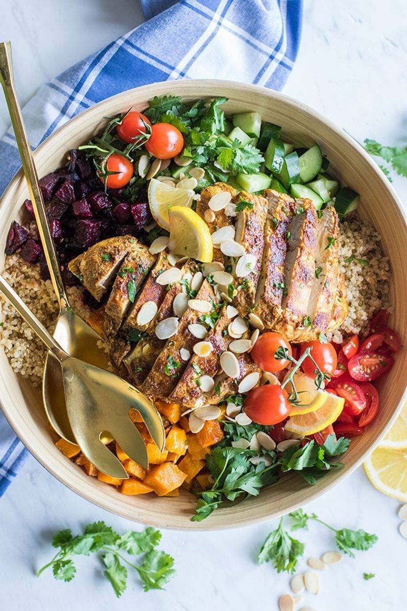 Herb-Roasted Chicken With Quinoa