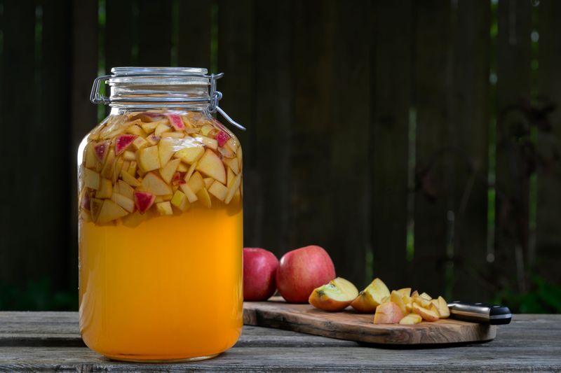 Peach-Infused Vinegar