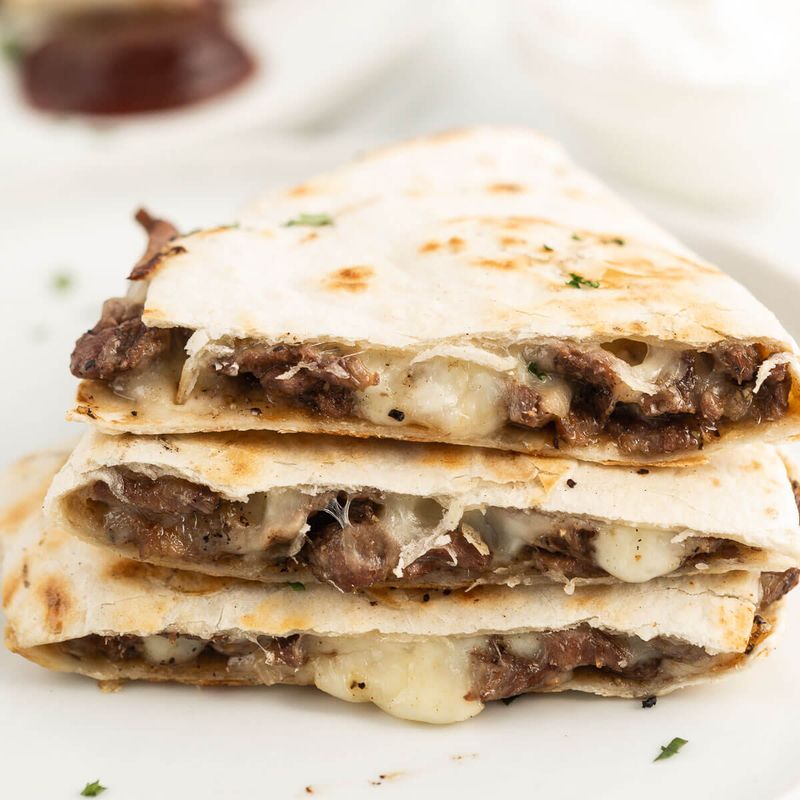 Meat And Cheese Quesadillas