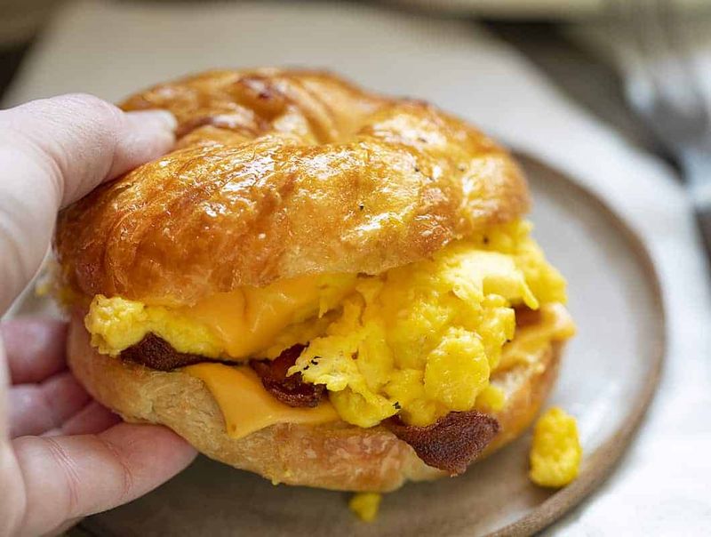 Dunkin’ Bacon, Egg & Cheese On A Croissant