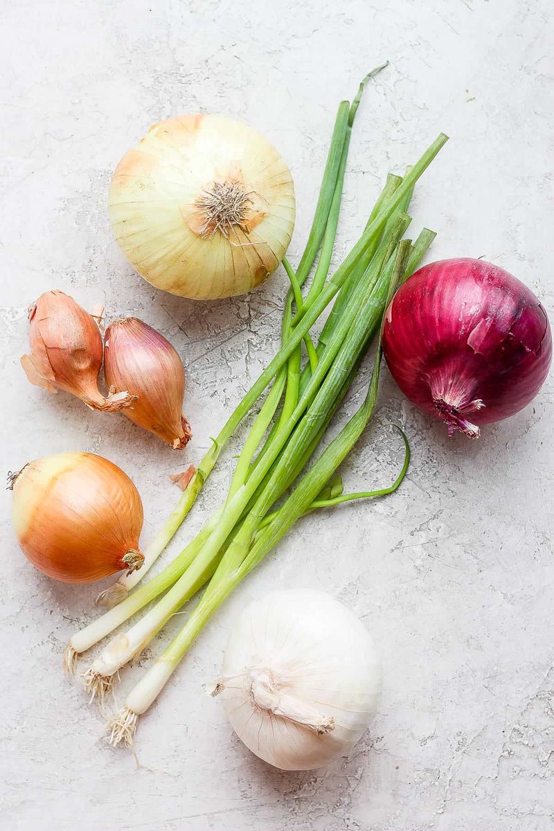 Red Onion Or Scallions