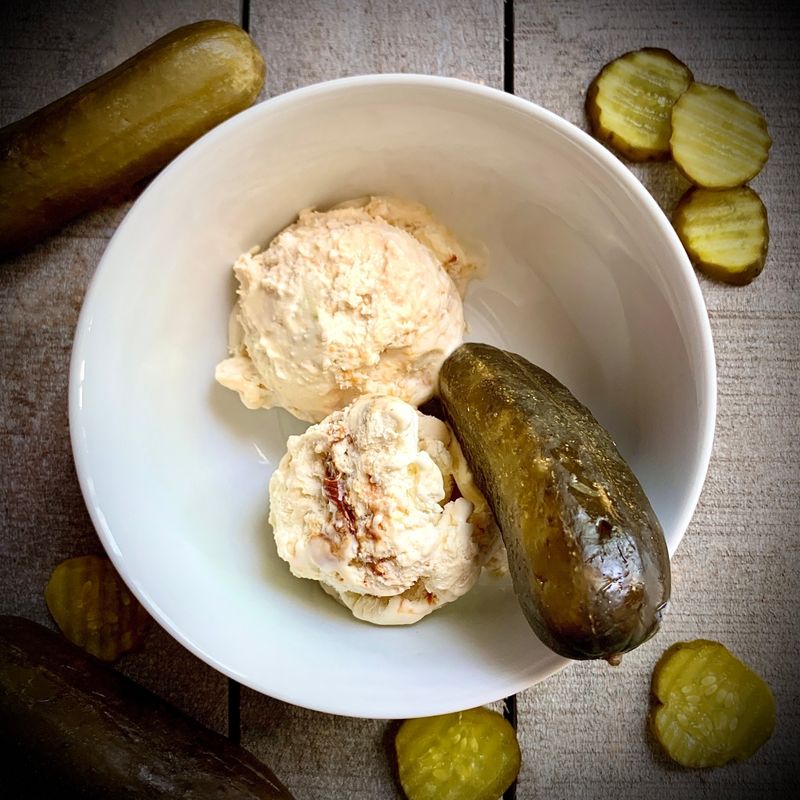 Dill Pickle Ice Cream