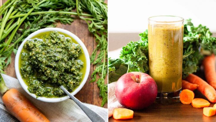 Don’t Toss Those Carrot Tops, Try These 14 Ways To Cook With Them Instead