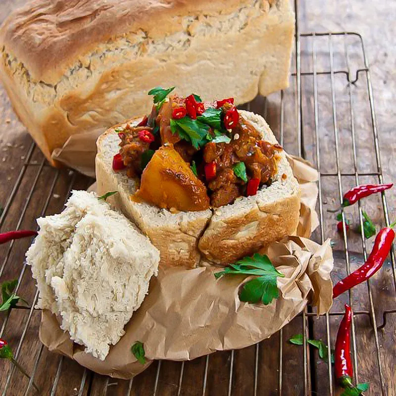 Bunny Chow: South Africa's Hollowed Bread Curry Vessel