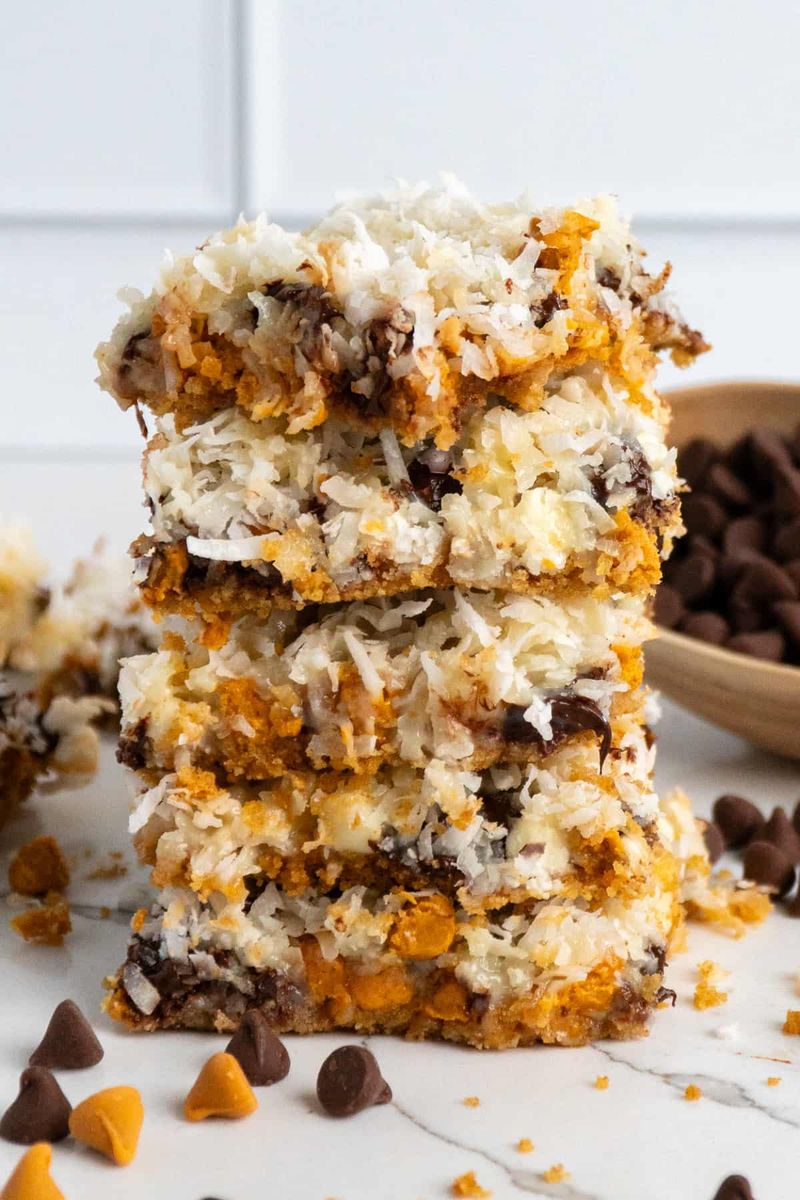 Coconut Magic Cookie Bars