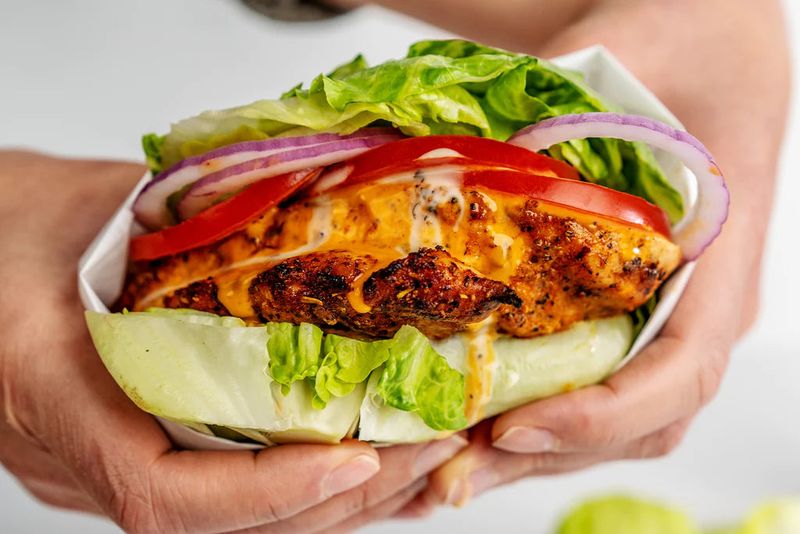 Lettuce-Wrapped Chicken Sandwich