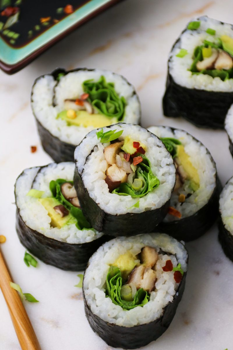 Easy Sushi Without Fish Or Seafood