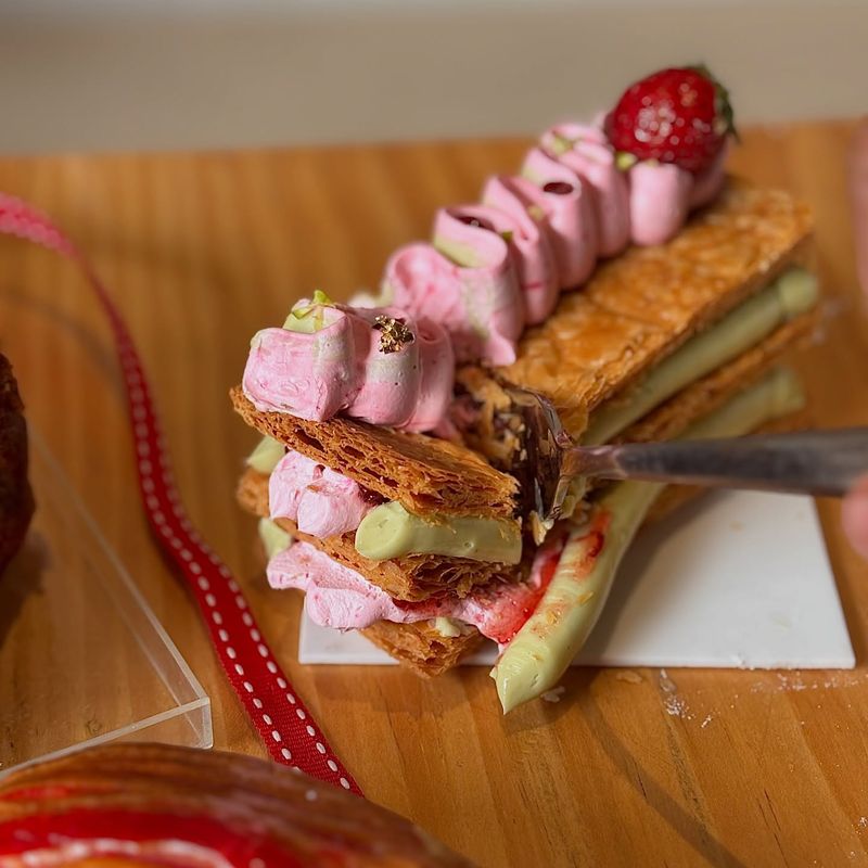 Jungle-Themed Mille-Feuille