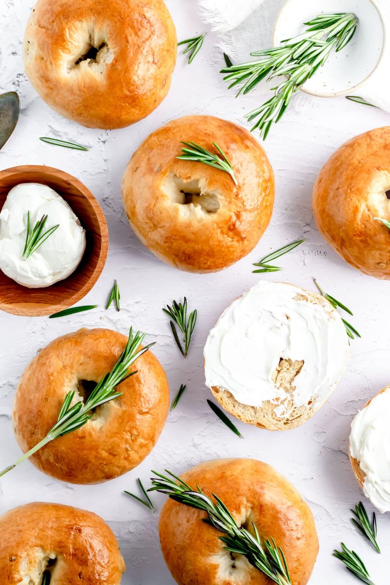 Rosemary Olive Oil Bagel
