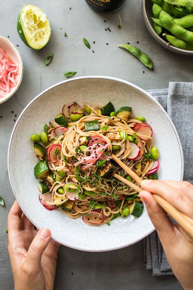 Cold Soba Noodle Bowl