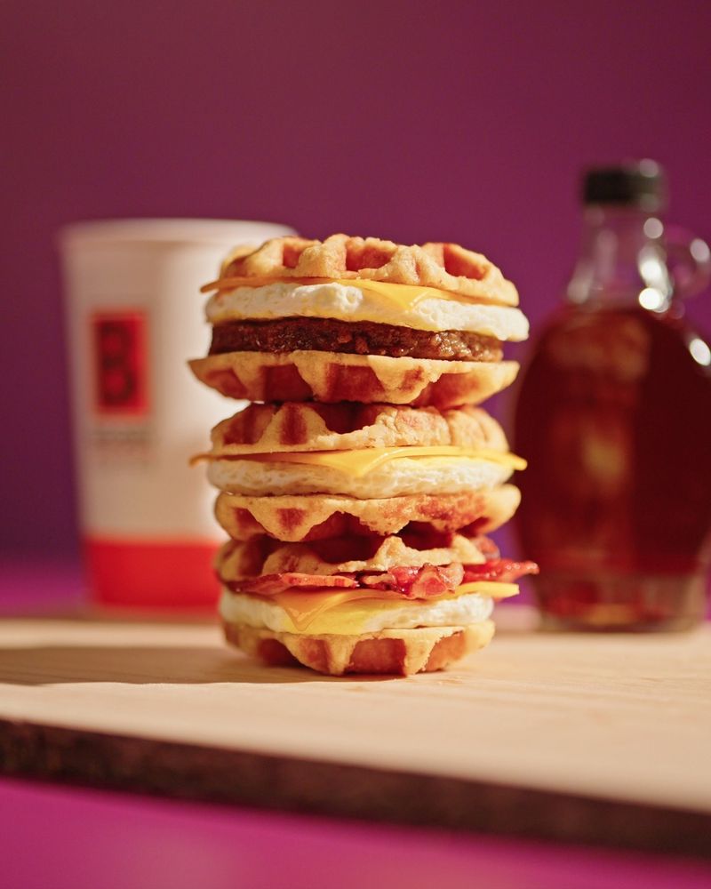 Maple Delight Waffle Sandwich