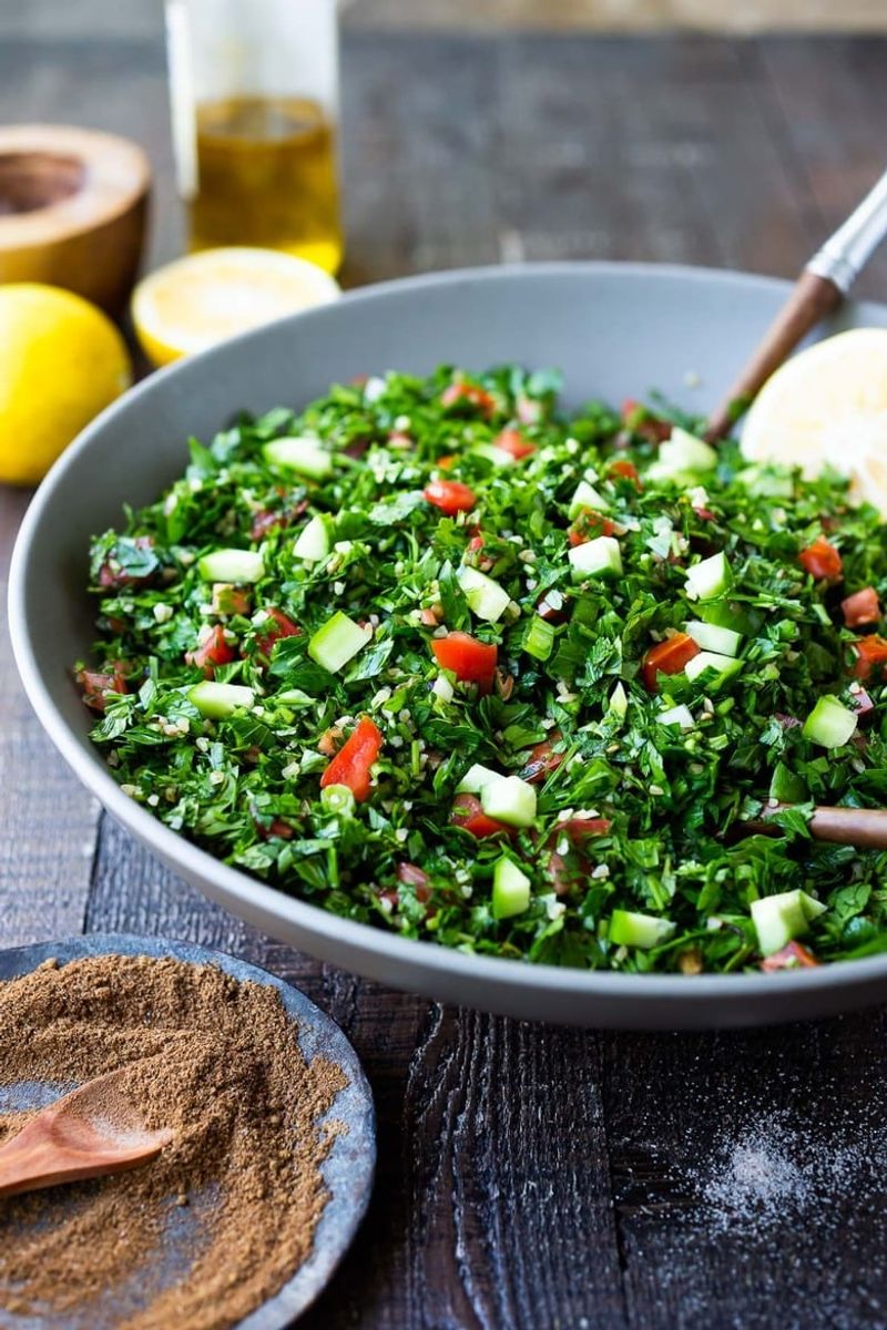 Fresh Tabbouleh With Mint Explosion