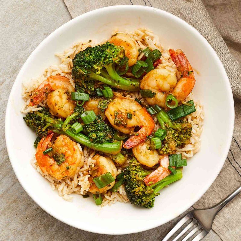 Shrimp And Broccoli Stir-Fry