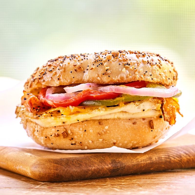 Bruegger's Western Bagel Sandwich