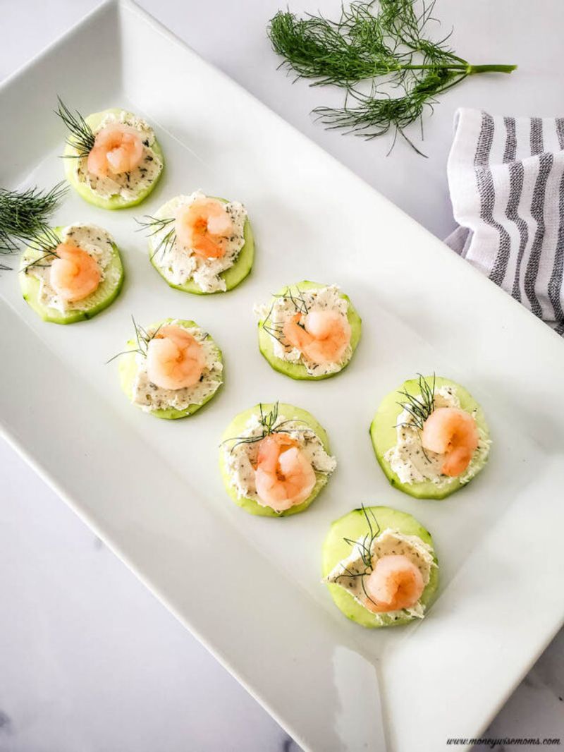 Shrimp Cucumber Rounds