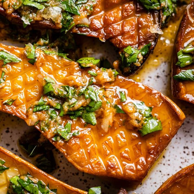 Trumpet Mushroom Fish Fillets