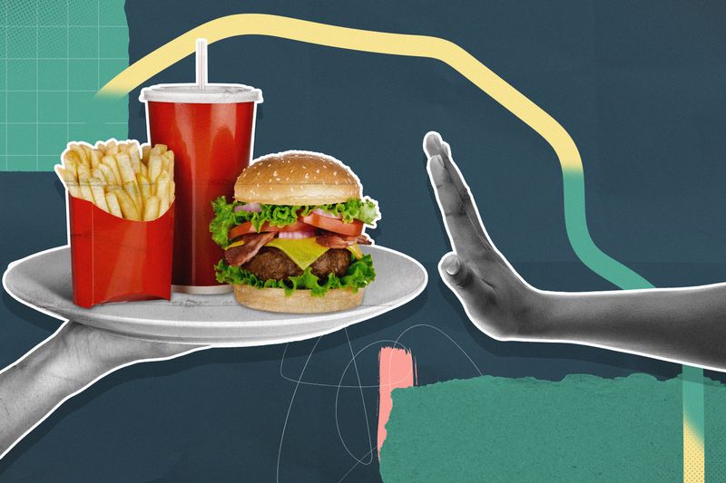 Fast Food Burgers And Fries