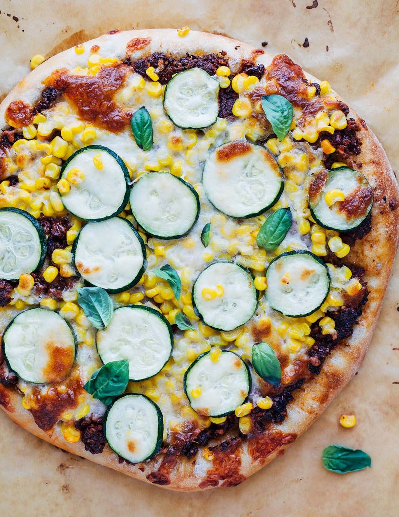 Kale And Sun-Dried Tomato Pizza