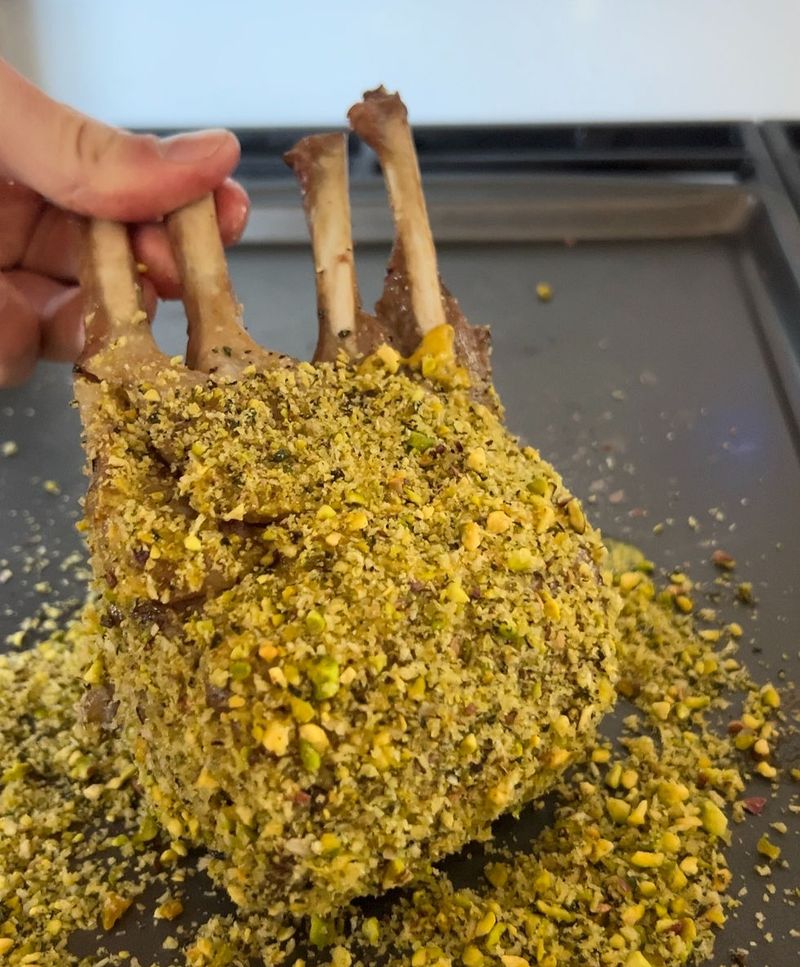 Pistachio-Crusted Lamb Chops