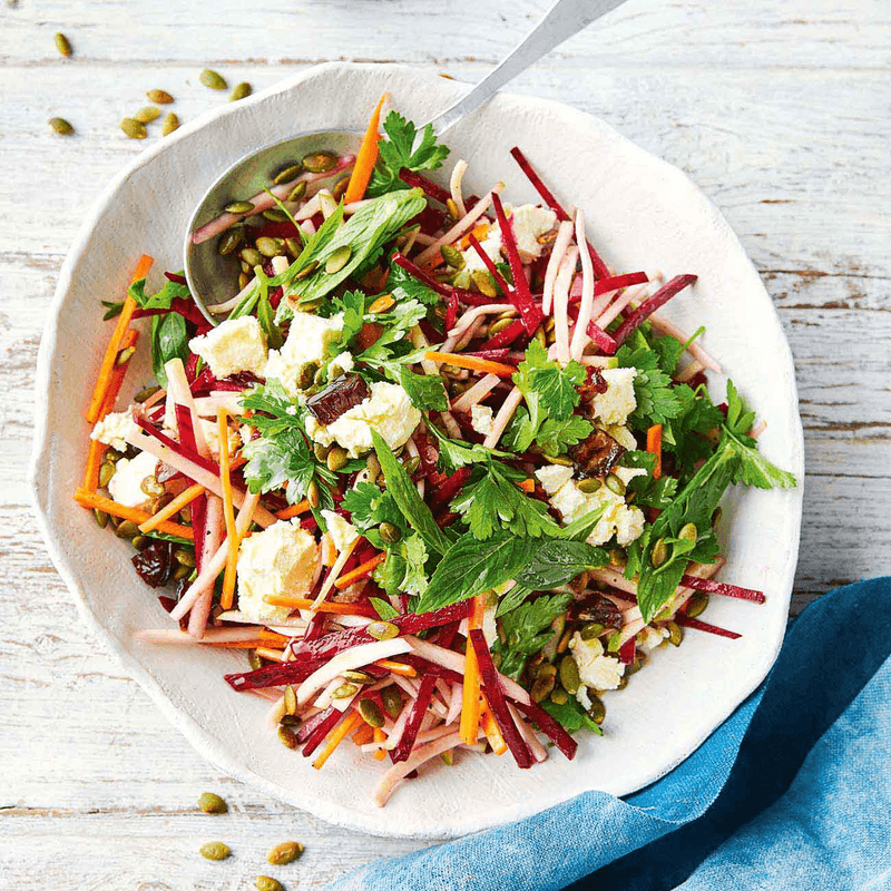 Australian Crunchy Slaw With Beetroot