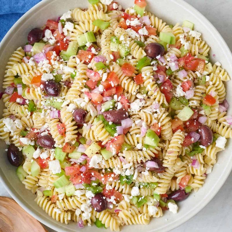 Pre-Mixed Pasta Salad